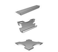 TV Wall Mount for Runaway Camper - VESA 100 Compatible Shelf Mounting System