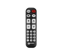 TV1 Telecomando universale facile da usare con 19 pulsanti programmabili per