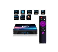 TV98 Android TV Box, Android 12 H616 Quad-Core 2G + 16G TV Box - 2.4G e 5G - Netflix Google Store, Android-A1 Media Box