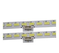 TVAAGHBCBR 2 Pezzi 64LED 596mm Striscia LED Compatibile for Sony Sharp XBR-55X850C KD-55X8500C 75.P3C08G001 15A09N SYV5541 YLS_HAN55_7020_REV2 HRN55