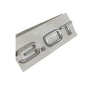 TVAAGHBCBR Compatibile con Le Lettere ABS, Stemma for Bagagliaio Posteriore for Auto 1.8T 2.0T 3.0T, Logo Emblema(3.0T Chrome)