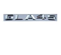 TVAAGHBCBR Cromato Argento Lucido ABS Bagagliaio di Un'auto Posteriore Numero Lettere Parole Dell'emblema del Distintivo della Decalcomania Misura for Mercedes-Benz GLA45 AMG