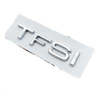 TVAAGHBCBR Emblema Distintivo for Bagagliaio Posteriore, Compatibile con Audi A4, A5, A6, A8, con Logo ABS for Auto, 35TFSI, 40TFSI e 45TFSI.(TFSI Chrome)