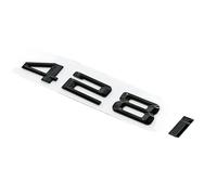 TVAAGHBCBR Lettere for Auto, Logo 428i 420i, Stemma for Bagagliaio Posteriore, Emblema, Decalcomanie compatibili con BMW Serie 4 420i 428i F32(428i Black)