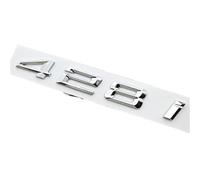 TVAAGHBCBR Lettere for Auto, Logo 428i 420i, Stemma for Bagagliaio Posteriore, Emblema, Decalcomanie compatibili con BMW Serie 4 420i 428i F32(428i Chrome)