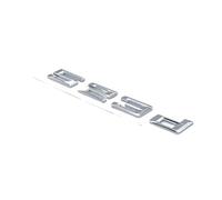 TVAAGHBCBR Numeri Lettere 520d 523d 525d 530d 535d 540d Emblema ABS Compatibile for BMW Serie 5E39 E60 E61 F10 F11 G30 Adesivo for Logo for Bagagliaio di un'auto(Silver 523d)