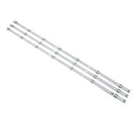 TVAAGHBCBR Striscia di retroilluminazione a LED da 3 Pezzi Compatibile for LG 43UK6300PLB 43LJ610V 43LJ510V 43LJ624V 43LJ634V 43UJ651V 43UJ701V 43UJ65_UHD_L A LC43490074A