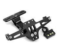 TVCIGOQ Portatarga per Moto, per BMW F750GS Regolabile Moto Posteriore Staffa Targa Supporto Portatarga in Lega di Alluminio con Luce LED