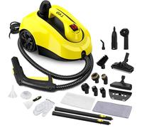 TVD Dampfreiniger, polsterreiniger gerät, Dampfreiniger mit 5 m extra langem Netzkabel für Bodendampfer, Ofen, Teppich, Sofa, Polster, Bettwanzen (tiefgelb)