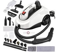 TVD Pulitore a Vapore, Pulitore per Tappezzerie, Pulitore a Vapore con Cavo di Alimentazione Extra Lungo da 5 Metri per Vaporizzatore per Pavimenti, Forno, Moquette, Divano, Tappezzeria, Cimici dei Le