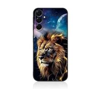 Tveinan Cover per Samsung Galaxy A26 5G Custodia, Nero Morbido Silicone Protettiva Custodia per Samsung A26 5G con Animale Disegno Modello Arte Antiurto Case, Leone B