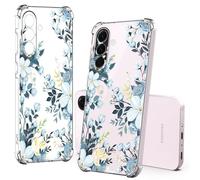 Tveinan Cover Trasparente per Samsung Galaxy A56 5G Custodia con Motivo Colorate, Sottile Morbido Flessibile Silicone TPU Case Antiurto Bumper Chiaro Cover per Samsung A56 5G, Rosa Azzurra