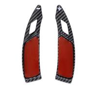 TVGFBHBD estendono Palette Volante Compatibile con Peugeot per 2008 2020 2021 2022 2 Pezzi Interni Auto Cambio Volante Paddle Shifter Accessori Estensione Cambio Cambio(Carbon Black)