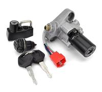 TVGOPBGF Compatibile con Yamaha per XVS250 per XVS400 per Drag per Star 1996-2008 4TR-82021-00 Tappo Serbatoio Carburante Moto Interruttore Accensione Serratura Sella con Kit Chiave