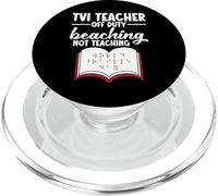TVI Teacher Apprezzamento Il mio cuore Insegnante ipovedente PopSockets PopGrip per MagSafe