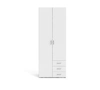 Tvilum Space Armadio, Truciolato, Bianco, Medium
