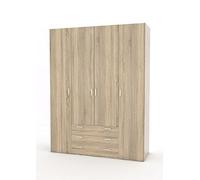 Tvilum Armadio 4 Ante e 3 Cassetti colore Quercia