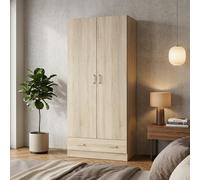 Tvilum Armadio Guardaroba 2 ante 1 cassetto 79,4x35,7x170,4 SPACEO