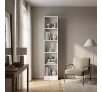 KIT LIBRERIA CM.40X26X203H LAMINATO BIANCO