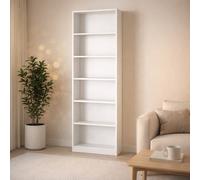 Tvilum Libreria Moderna 4 Ripiani Dimensioni 80x26x203 cm colore Bianco