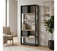 Tvilum Libreria Moderna 5 Ripiani 79x34x204 cm Grigio/Legno - Sign