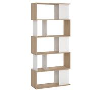Tvilum MAZE Libreria Jackson hickory e White (80 x 175 h cm) Mobile KIT