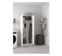 Tvilum Mobile Multiuso 2 Ante Battenti 70x36x180 cm Bianco Focus