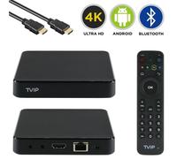 TVIP S-Box v.705 UHD 4K HDR Dual WiFi HDMI MicroSD USB Android 11 Ricevitore IP