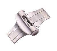 TVKSIPAR Accessori For Orologi Fibbia A Farfalla Adatta For Panerai Serie 1950 Chiusura For Orologio 20mm 22mm Fibbie In Acciaio Inossidabile Con Bottone Opaco Lucido(Matte Silver,22mm)