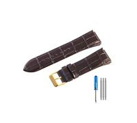 TVKSIPAR Adatto for cinturini in pelle For Guess W0040G3 W0040G5 W0247G3(Coffee-GD-K1)