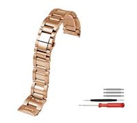 TVKSIPAR Cinturini For Orologi In Acciaio Inossidabile Da 23 Mm Adatti For Cartier, Adatti For Calibro W7100015, W7100041, W7100037, Cinturini For Orologi In Metallo For Uomo E Donna(Rose gold)