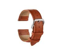 TVKSIPAR Cinturini in pelle Sostituiscono cinturini for orologi 18mm 20mm 22mm 24mm Accessori for orologi Uomo Donna Cinturino morbido(Light Brown,22mm)