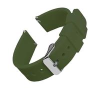 TVKSIPAR Cinturini in silicone for orologi da 14/16/18/19/20/21/22/24 mm, cinturini in gomma morbida a sgancio rapido for Samsung Galaxy, Fit For Garmin, Fit For Huawei(Army Green 1,19mm)