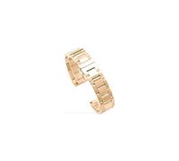 TVKSIPAR Cinturino for orologio in metallo 12mm 13mm 14mm 15mm 16mm 17mm 18mm 19mm 20mm 21mm 22mm 23mm 24mm Cinturino for orologio in acciaio inossidabile(ROSE GOLD,16mm)