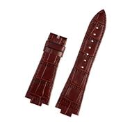 TVKSIPAR Cinturino For Orologio In Pelle Da 12 Mm Adatto For Tissot For La Serie PRX T137 407/410, Cinturino Di Ricambio For Orologio Sportivo Da Uomo.(Brown strap)