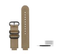 TVKSIPAR Cinturino for orologio traspirante da 16 mm adatto for Casio Ga900 Ga700 GA-110 GA-100 GA-120 for cinturino in nylon G-SHOCK con fibbia in acciaio inossidabile(Khaki black buckle)