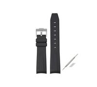 TVKSIPAR Cinturino In Caucciù Con Estremità Curva Adatto For Omega X Adatto For Swatch Adatto For MoonSwatch Fibbia In Acciaio Inossidabile Uomo Donna Sport Bracciale In TPU Impermeabile Fascia Da 20
