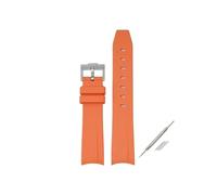 TVKSIPAR Cinturino In Caucciù Con Estremità Curva Adatto For Omega X Adatto For Swatch Adatto For MoonSwatch Fibbia In Acciaio Inossidabile Uomo Donna Sport Bracciale In TPU Impermeabile Fascia Da 20