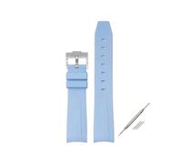TVKSIPAR Cinturino In Caucciù Con Estremità Curva Adatto For Omega X Adatto For Swatch Adatto For MoonSwatch Fibbia In Acciaio Inossidabile Uomo Donna Sport Bracciale In TPU Impermeabile Fascia Da 20