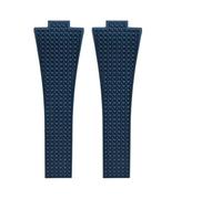 TVKSIPAR Cinturino In Gomma Fluoro For Tissot For PRX Series 35mm 40mm Con Fibbia A Farfalla E Sgancio Rapido In FKM, Cinturino Di Ricambio For Orologio Da Uomo E Da Donna, 11/12mm(Dark blue no buckle