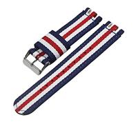 TVKSIPAR Cinturino in nylon adatto for cinturino for orologio For SWATCH Accessori for orologi Refit Bracciale da polso 17mm 19mm Tela for uomo e donna(23-S,17mm)