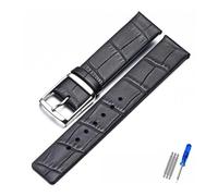 TVKSIPAR Cinturino In Pelle For Orologio Adatto For CK K2G211K2G231K2Y211K2Y231 Cinturino For Orologio Con Fibbia A Catena For Uomo E Donna 16 Mm 18 Mm 20 Mm 22 Mm Braccialetto(Coal Black,20mm)