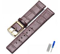 TVKSIPAR Cinturino In Pelle For Orologio Adatto For CK K2G211K2G231K2Y211K2Y231 Cinturino For Orologio Con Fibbia A Catena For Uomo E Donna 16 Mm 18 Mm 20 Mm 22 Mm Braccialetto(Blue White,16mm)