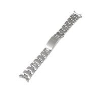 TVKSIPAR Cinturino Oyster In Acciaio Inossidabile Da 19 Mm 20 Mm Adatto For Seiko Sxns80 Snxs79 Adatto For Seiko 5 Snxs79k Snxs77k Snxs73 Adatto For Casio Cinturino For Orologio Cinturino Cinturino(Br