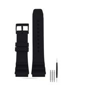 TVKSIPAR Misura For CASIO Swordfish MDV106-1A MDV-107 MTP-VD01 MDV-106D Efr-303l Cinturino Da Uomo Bracciale 22mm Sport Cinturino In Silicone(Black black)