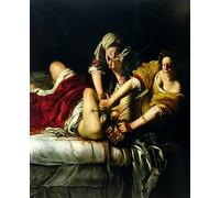 TVLAR Dipinti Famosi Poster e Stampe Quadri su Tela Astratti Giuditta e Oloferne di Artemisia Gentileschi per Decorazioni per la Casa 60x90cm