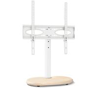 TVON Supporto da Tavolo per TV da 26 a 55 Pollici Orientabile e Regolabile in Altezza, Piedistallo TV Universale con Base Rotonda, Fino a 40 kg, Max VESA 400 x 400 mm