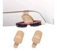 TVVXIO 2 PCS Clip per Occhiali da Sole Auto per Opel Meriva B 2010-2017, Porta Occhiali da Auto Supporto Occhiali da Visiera Accessori Auto Interno,C Brown