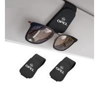 TVVXIO 2 PCS Clip per Occhiali da Sole Auto per Opel Mokka B 2021 2022 2023 2024 2025, Porta Occhiali da Auto Supporto Occhiali da Visiera Accessori Auto Interno,A Black