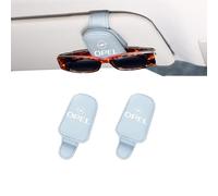 TVVXIO 2 PCS Clip per Occhiali da Sole Auto per Opel Zafira I A 1999-2005, Porta Occhiali da Auto Supporto Occhiali da Visiera Accessori Auto Interno,L Light Blue